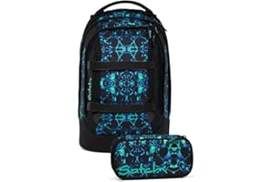 Satch pack Schulrucksack Set 2tlg. inkl. Schlamperbox