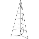 Spetebo Design metallträd för dekorativa smycken – 100 cm – dekoration julgran, gran svart