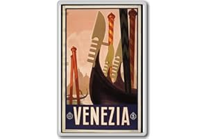 PHOTOSIOTAS Venezia, Venice, Italy - Vintage Travel Fridge Magnet - Calamita da frigo