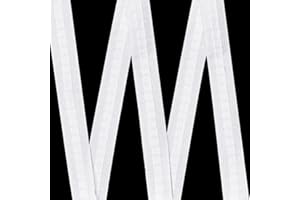 ARPDJK Cinta de cortina, 30 m/32,8 yd x 25 mm/1 pulgada, color blanco, cinta plisada, cinta universal extraíble con cordón para coser cortinas, ropa de sombreado, ropa colgante