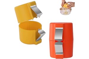 TBLMPNE 2Pcs Egg Shell Opener,Egg Opener Tool,No Mess Easy Egg Opener,Easy Egg Opener,Egg Peeler,Egg Shell Remover,Portable Egg Cracking Tool for Home Dorm Kitchen