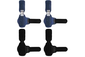 WMUVAZA Toe Splint, 4 Pieces Hammer Toe Correctors, Toe Straightener for Hammer Toes, Toe Straightener for Support and Toe Fixation, Claw Toes, Curved Toes, Broken Toes, Sprain