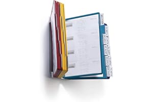 ‎DURABLE Durable 551200 Zestaw paneli informacyjnych Vario Wall 20 (A4, ścienny z 20 panelami), wielokolorowy.