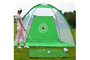 CASILER Golf Frappe Net Golf Practice Net Tente Équipement D'entraînement De Golf Strike Cage Cage Portable Mat Mesh Mat Garden Golf Supplies