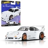 Hot Wheels Premium Car Culture Silhouettes 1:64 Scale Cast RWB Porsche 930 Vehicle Real Riders Tires and Metal/Metal