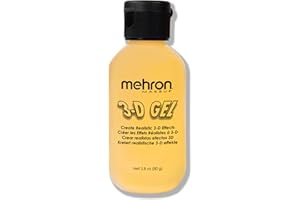 Mehron 3-D Gel - Clear - Squeeze Bottle (60 ml)