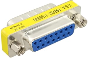 InLine 47719 Mini Adaptateur de Genre 15 Broches mâle vers Femelle