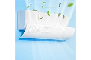 DYBOHF Deflettore per Condizionatore Universale, Regolabile Parabrezza Aria condizionata Scudo del condizionatore Freddo/Calda, per casa/Ufficio,Anziani, Neonati, Donne in Gravidanza