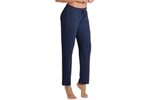 icyzone Femme Pantalons de Jogging Décontracté Pantalon de Sport avec Poches, Longue Jogger Pants