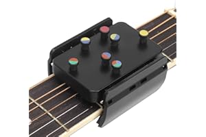 CUQUE Ukulele Practice Assistant, Ukulele Aid Nylon + silikon dla początkujących dla dorosłych(default)