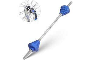 Eulbevoli Bicycle Wheel Truing Stand Thru Axle-Adapter,RISK 12/15/20mm Aluminum Alloy Bike Hub Rim Tuner,Axle Hub Adapter Quick Release Skewers Adapter for Cycling