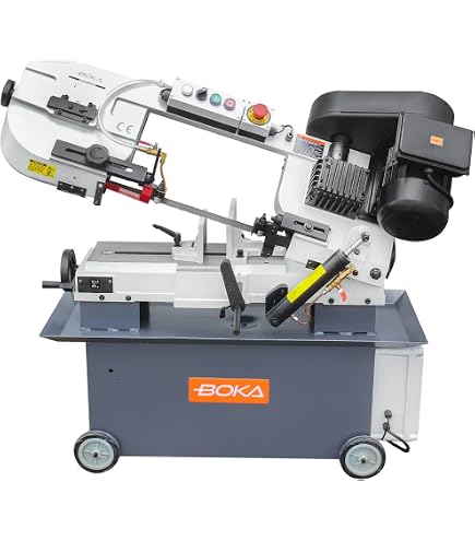 BAMATO Metallbandsäge BMS-150 – Starke Bandsäge Für Metall & Mehr (230V, 550W)