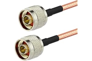 eightwood N Typ męski na N męski adapter złącza RF Kabel koncentryczny RG400 12 "