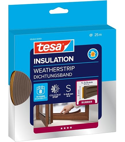 TESAMOLL THERMO COVER ISOLIERFOLIE – FENSTERFOLIE TRANSPARENT, 1,5 M BREIT, SPART ENERGIE