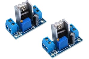 TECNOIOT 2pcs LM317 DC-DC Converter Adjustable Linear Regulator Step Down Circuit Board