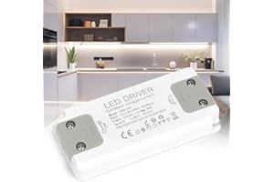 KSIBNW 24V LED Driver 24W, LED Transformer Power Supply 240V AC to 24V DC 24W 1A Ultra Slim Quiet Power Supply Unit Constant Voltage Low Voltage Adapter for DIY Light Strips, Light Bulbs