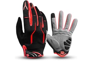 I Kua Fly Guanti Ciclismo in Gel Antiscivolo e Antiurto Guanti MTB con Touchscreen Guanti da Ciclismo Moto per Donna e Uomo