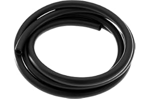 MEKSULAR Meskular 6mm Fuel Line Hose 3M, with 6mm ID x 13mm OD, Reinforced NBR Rubber Hose for Petrol, Oil, Diesel, Brake Fluid Transfer, Used in Tracks, Cars, Engines