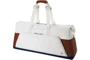 Wilson Tennis Badminton Racket Bag Super Tour Large Duffle Roland Garros Cream Clay