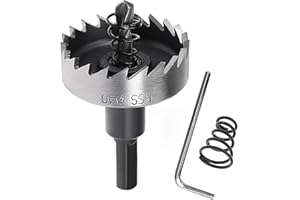 SagaSave 40MM Punte per trapano in acciaio ad alta velocità, per metallo, acciaio inossidabile, rame, ferro