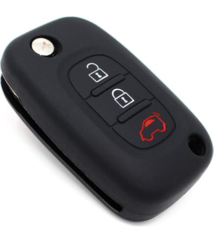 Custodia In Silicone Per Chiave Auto SHIFENG: Per Smart 453 E Renault, Colore Blu
