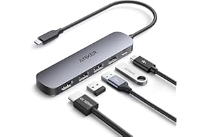 Anker USB C Hub (5-in-1), 4K@30Hz HDMI mit 90W Max. Power Delivery, USB-C und USB-A Daten-Ports, kompakt und stylisch für MacBook, Dell XPS und mehr (Ladegerät Nicht enthalten)
