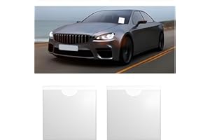 ARIATI Pack of 2 x Self-Adhesive Windscreen Parking Permit Holders – Sticky Clear Car Permit and Ticket Holders for Car, Van, or Caravan Tax Disc holder 10.5 x 10.5 cm