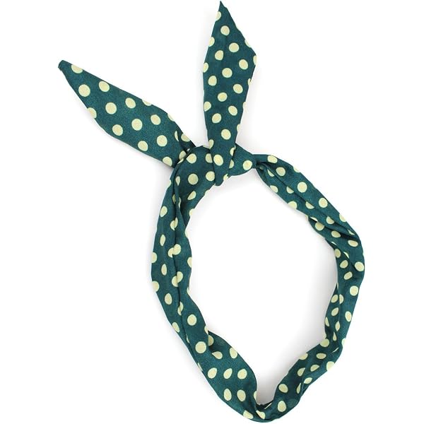 Rockabilly Haarband Mit Verstellbarem Draht – Retro-Look Mit Hasenohren & Schleife | Weicher Stoff | One Size | Pink Paisley-Muster