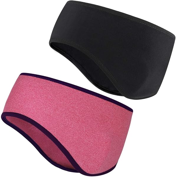 Paraorecchie In Pile WLLHYF - Fascia Termica Unisex Per Sport Invernali, Corsa, Sci E Yoga - Foto 2