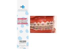 SV LIFE Protector Bucal para Brackets, sustituye Cera Dental | evita Llagas y Roces en Labios, Mejillas | Transparente, Reutilizable, sin Sabor