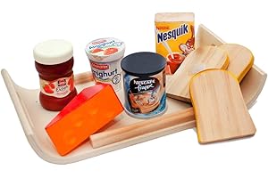 SMALL FOOT Christian Tanner 8290 921.7 - Modernes Frühstückstablett mit Zubehör