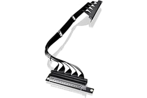 Thermaltake PCI-E 4.0 | Dual 90 Degree Riser Cable | 400 mm