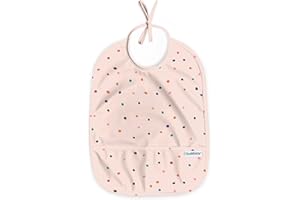 Nombear Baberos Bebe Impermeables - Baberos Impermeables para Bebés de 6 a 12 Meses, Babete Impermeável Bebe, Babero para Comida de Bebé, Delantal para Bebé, Paquete de 1