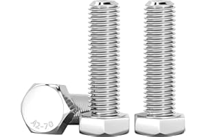 Drenky Tornillos Hexagonales M10 X 30mm 10 Piezas Acero Inoxidable A2 V2A Roscado Completo Tornillo De Cabeza Hexagonal EstáNdar DIN 933 - Para ConstruccióN MetáLica, Automotriz, Maquinaria, Plata
