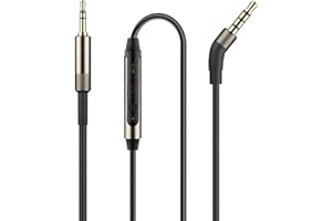 Mr Rex 2,5mm auf 3,5mm Ersatzkabel mit Mikrofon & Lautstärkeregler Kompatibel mit Bose 700 QuietComfort QC35II QC35 QC25, JBL E45BT E55BT E65BTNC & Androids; Kopfhörer Aux Kabel Klinkenkabel (1,5m)