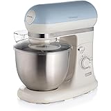 Ariete Impastatrice Vintage 1588, Planetaria per Pane, Pizza, Dolci e Pasticceria, Gancio, Frusta a Cuore e Frusta a Filo Inc