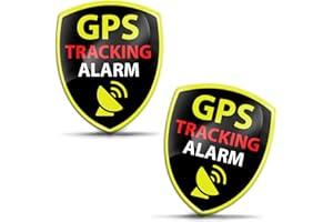 SKINOEU Skino EU, 2 x naklejka żelowa 3D, silikon, GPS, system alarmowy, naklejki na samochód, motocykl, rower, okno, telefon, laptop, tablet, drzwi, KS 119