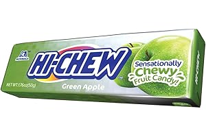 Hi-Chew Green Apple, Kaubonbons mit Apfelgeschmack, 50g