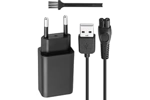 GBULTR Cargador 5V 1A Compatible con Philips OneBlade, Compatible con QP2724, QP2734, QP2824, QP4631, MG9530, MG7910, MG9510, QP2720, Cargador de Afeitadora Eléctrica para Viaje y Hogar