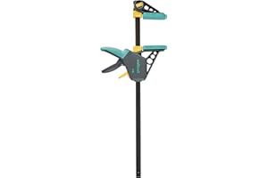 wolfcraft 3032000 - Serre-Joint à une main EHZ PRO 100-450 - Saillie 100 mm - Ouverture 450 mm - Force de serrage max. 120 kg - Garantie 10 ans