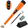 NALACAL Metal Detector Pinpointer, IP66 Waterproof Handheld Pin Pointer Wand with LED Screen, Hight Sensitivity 3 Modes Pinpointing Finder Probeor Gold, Coins, Detecting Accessories for Adults, Kids