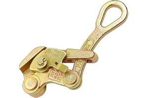 KOVNISE Cable Grip Steel Wire Puller Heavy-Duty and Barbed Wire Fence Tensioner Tool for Easy Cable Stretching and Tensioning (1t/2210lb)