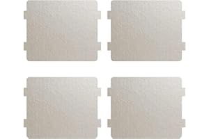 PHCOZY 4 Pcs Mikrowelle Glimmerplatte glimmerscheibe Universal Reparatur Teil für Hauptküche Mikrowelle(11x10cm)