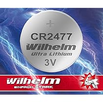 Renata Litiumknappcell CR 2477N 950 MAh 3 V Renata Litiumknappcell CR 2477N 950 MAh 3 V
