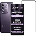 HYPER® Edge to Edge Tempered Glass for Vivo T4x 5G with Installation kit (BLACK) (Pack of 1)