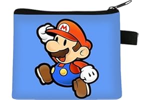 wopin Billetera de Anime para niños, Billetera de PU para Hombres jóvenes, Billetera Monedero Corto de Dibujos Animados para Regalos Infantiles