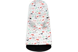 JYOKO Kids Funda De Repuesto para Hamaca, Compatible con BabyBjörn Balance/Balance Soft/Bliss, Tejido 3D Air Mesh, Sustituye La Funda Original, Capa De Algodón 100% En Zona De Contacto (Dino Party)