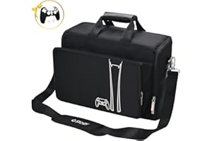 G-STORY Sac de Transport Rigide, Étui Rigide pour PS5, Voyage pour PS5 Console avec Accessories,Controller Skin *1 Inclu