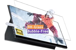 Vaxson Tempered Glass Screen Protector, compatible with Arzopa Portable Monitor E1 Extreme 15.6" Visible Area, 9H Film Protectors Guard New