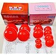 ACS 12pcs/set Moisture Anti Cellulite Vacuum Cupping Cup Silicone Family Facial Body Massage Therapy Cupping Cups Massager, Standard (ACS004)